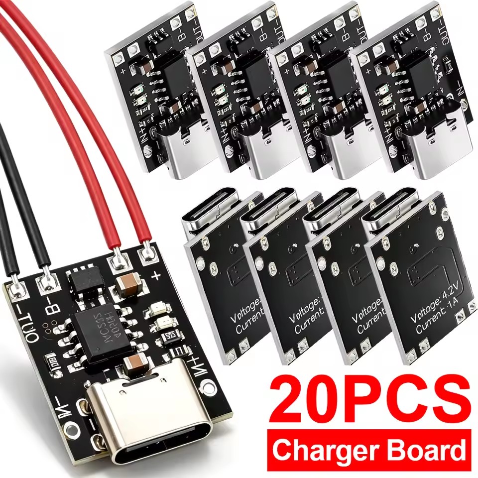 Type-C Charging Board with Pro - Li Ion Charger Module recension och pris