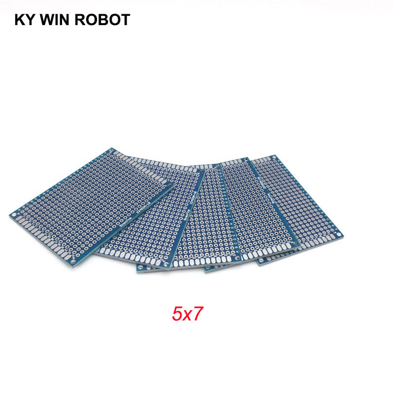 5pcs 5x7cm 50x70 mm Blue Doubl - Pcb Prototyping Board recension och pris