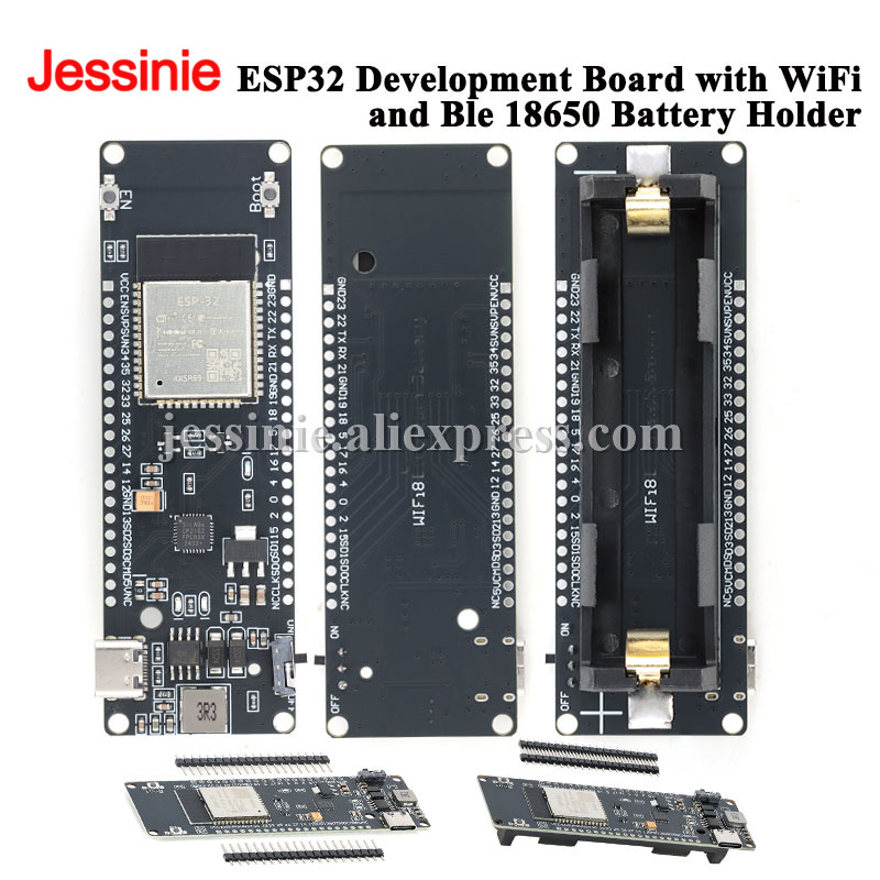 ESP32 Development Board with W - Esp32 Battery Holder Lipo recension och pris