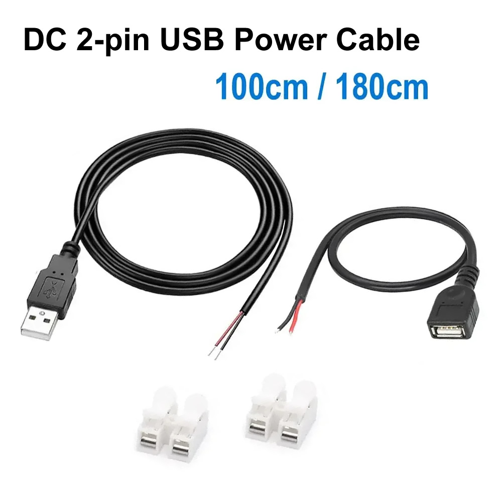 DC 2-pin USB Power Cable USB M - Ipex Connector recension och pris