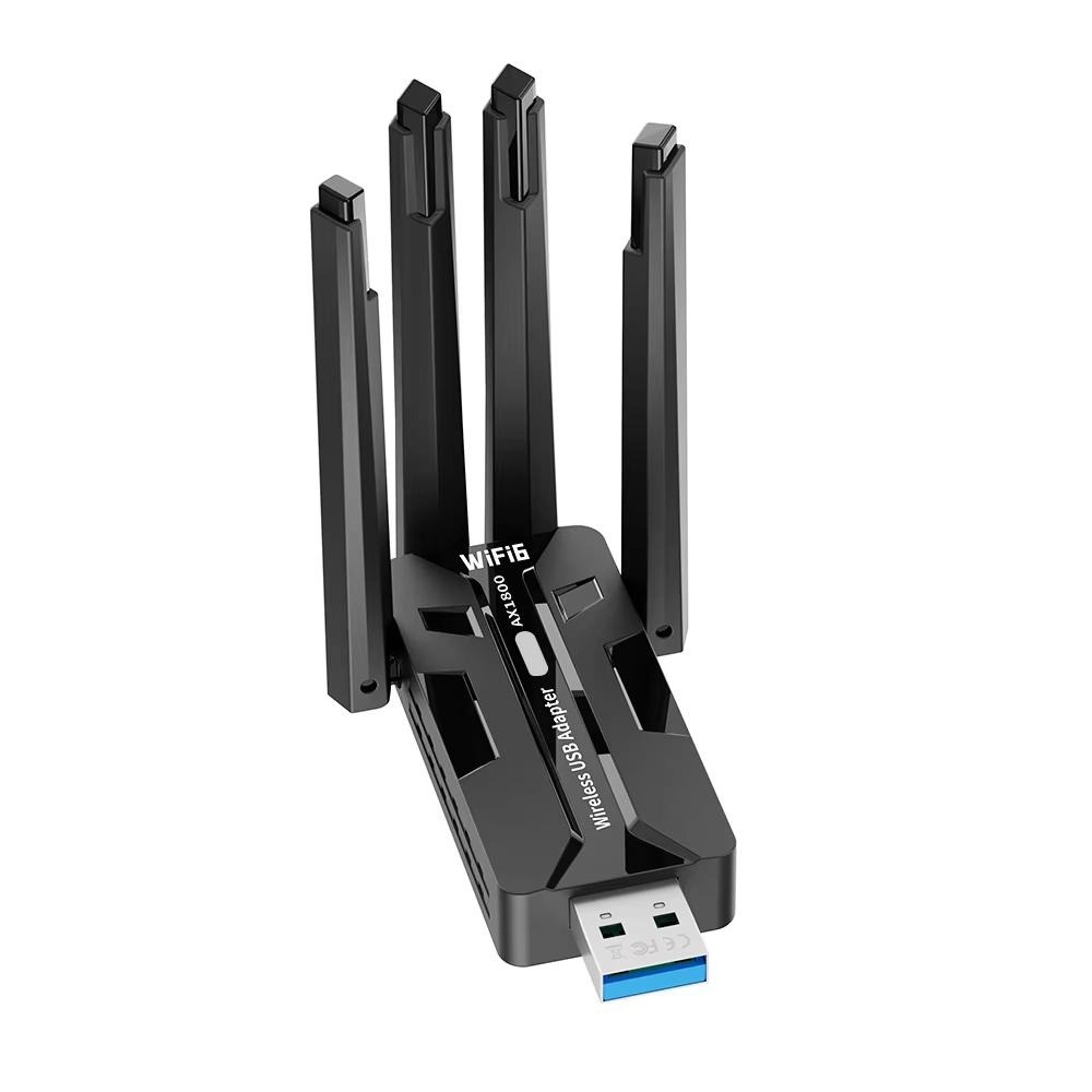 WiFi 6 USB Adapter 1800Mbps Du - Antenna 2.4Ghz recension och pris