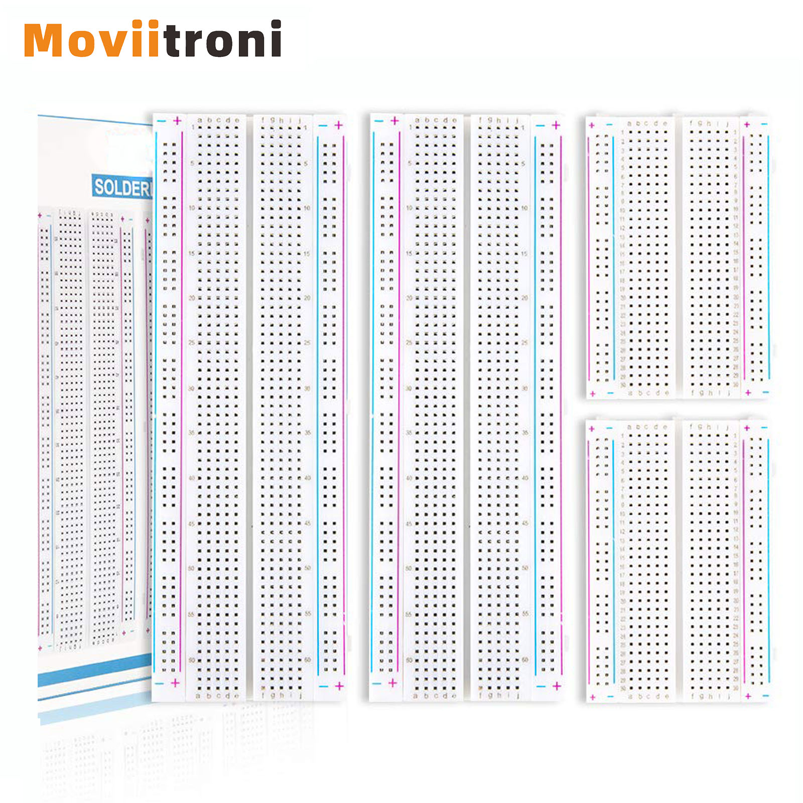 4pcs 400/830 Points Breadboard - Breadboard 400 Point recension och pris