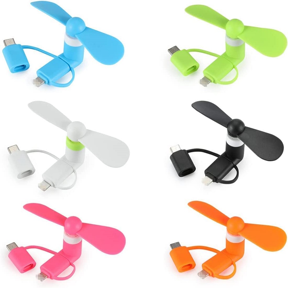 3 in 1 USB Powered Phone Fan f - Micro Usb Cable recension och pris