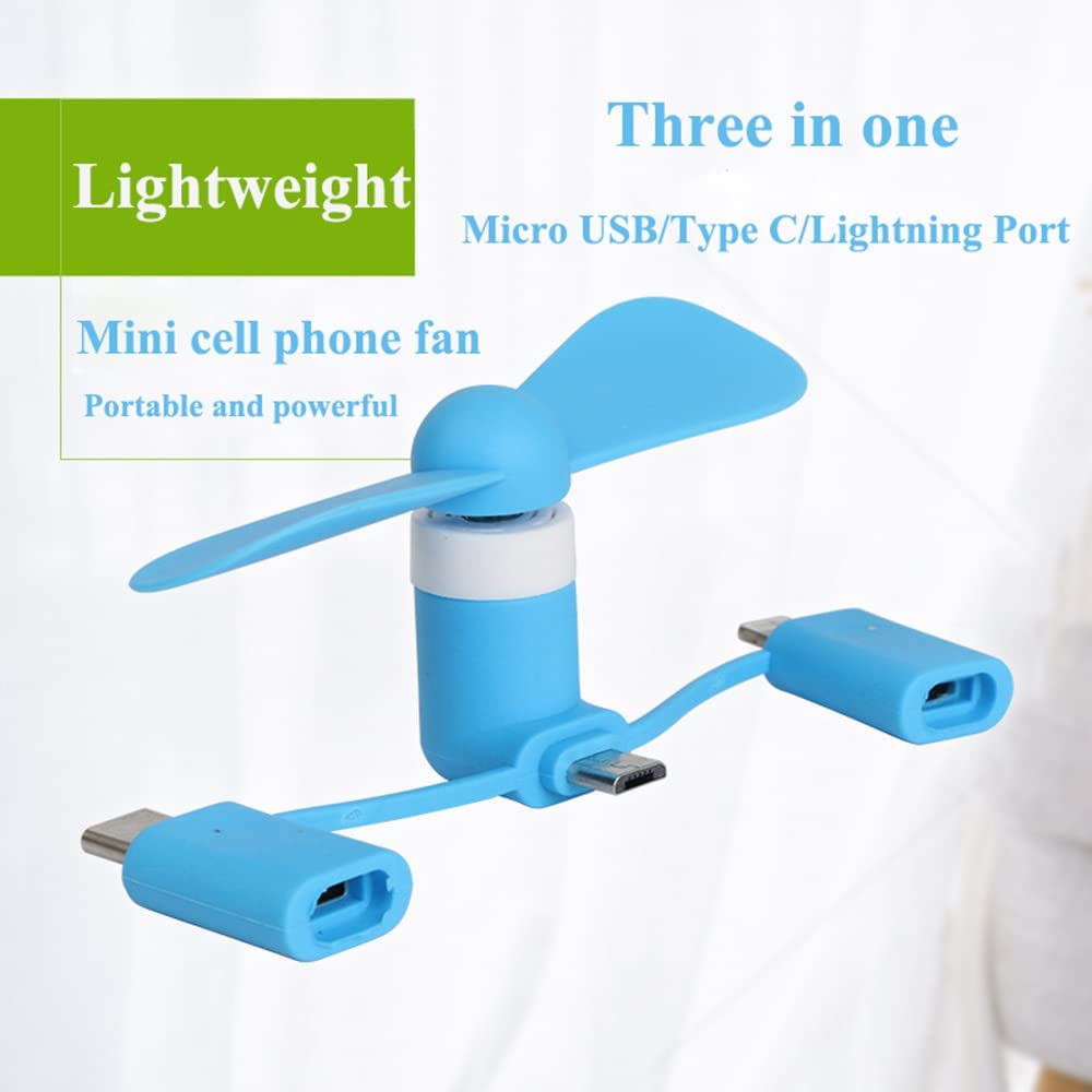 3 in 1 USB Powered Phone Fan f - Micro Usb Cable recension och pris