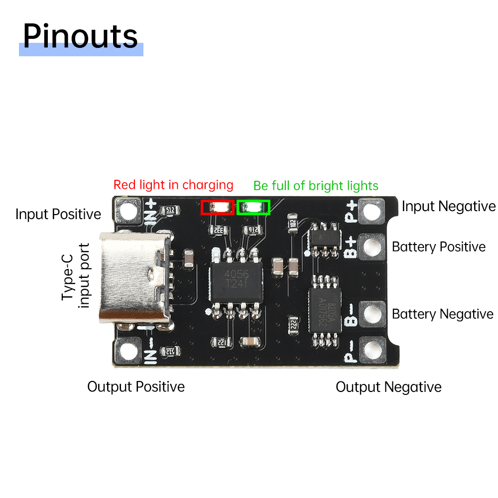 5pcs Type C DC 4-8V TP4056 Li- - Tp4056 Module recension och pris