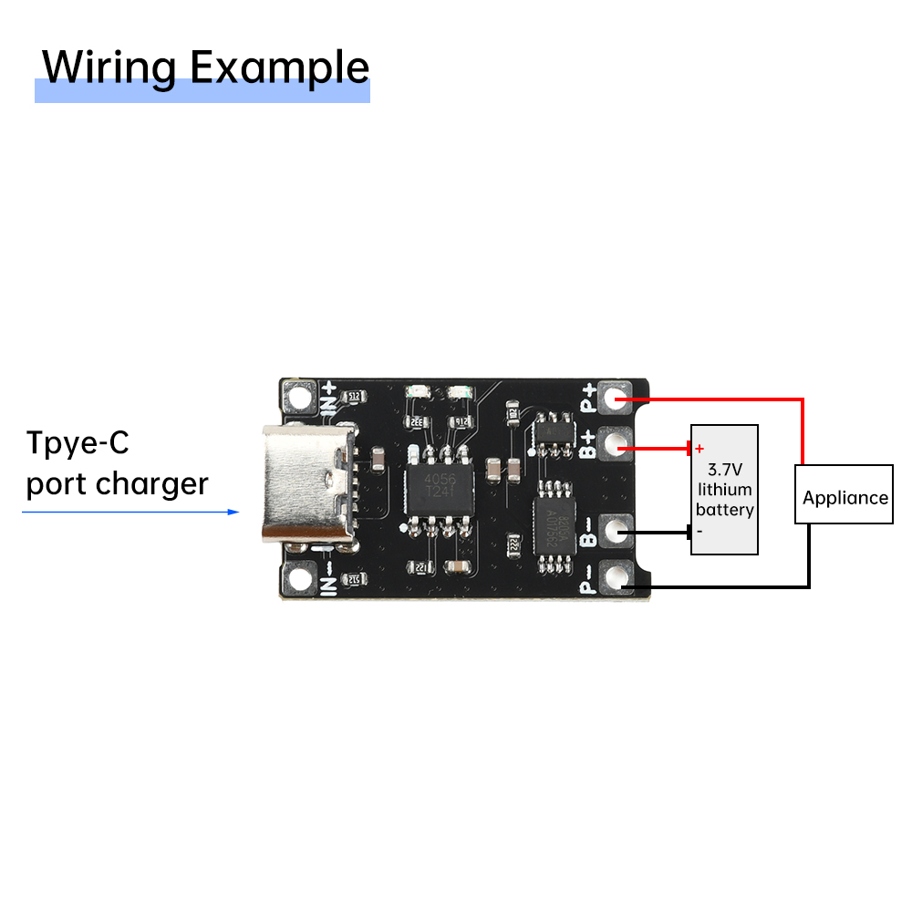5pcs Type C DC 4-8V TP4056 Li- - Tp4056 Module recension och pris