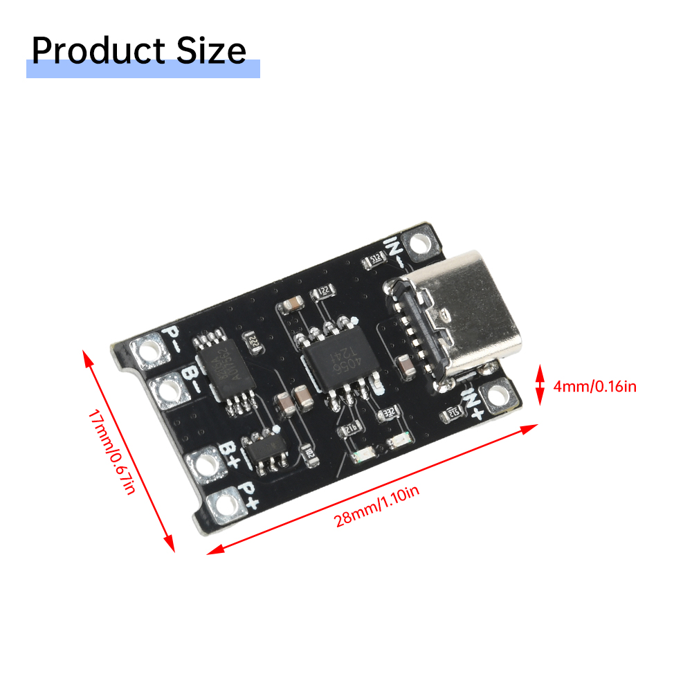 5pcs Type C DC 4-8V TP4056 Li- - Tp4056 Module recension och pris