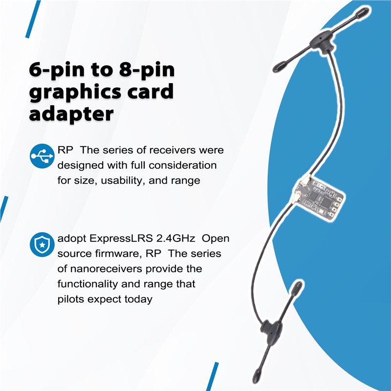 BEDW-RP3 Dual Antenna Receiver - Antenna 2.4Ghz recension och pris