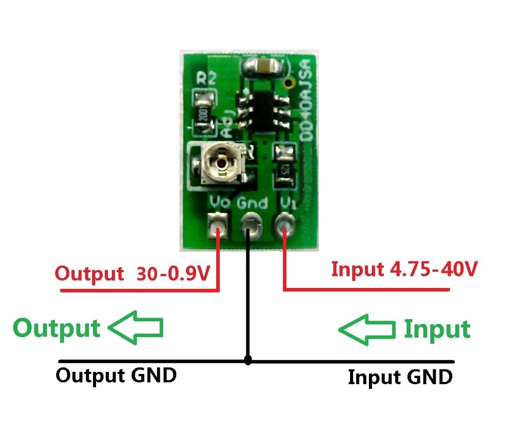 DD40AJSB 5W Mini DC Step Down  - Ams1117 Module recension och pris