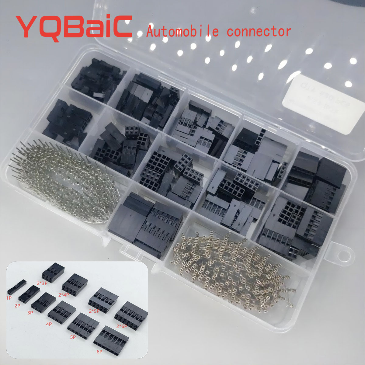 200Pcs/Box 2.54mm Pitch JST SM - Jumper Wire Kit recension och pris