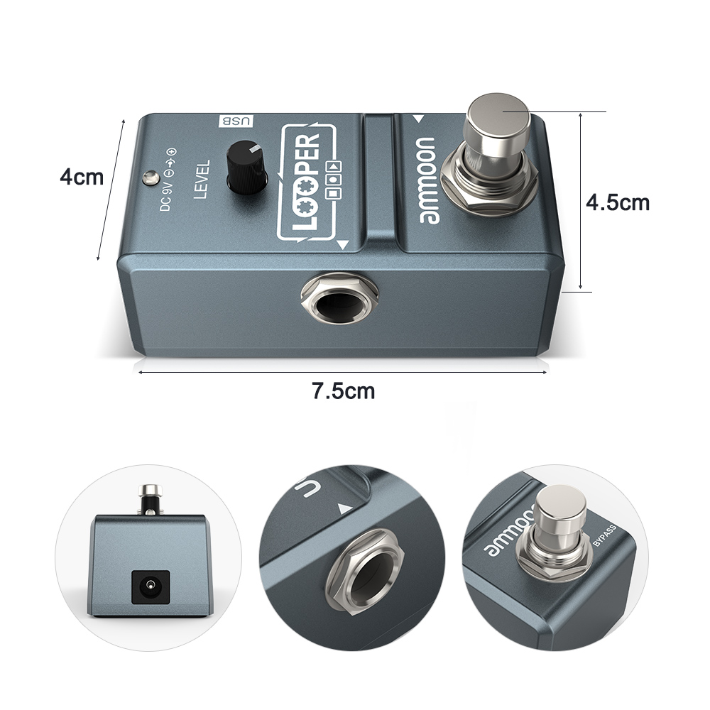 ammoon AP-09  Nano Loop Electr - Micro Usb Cable recension och pris