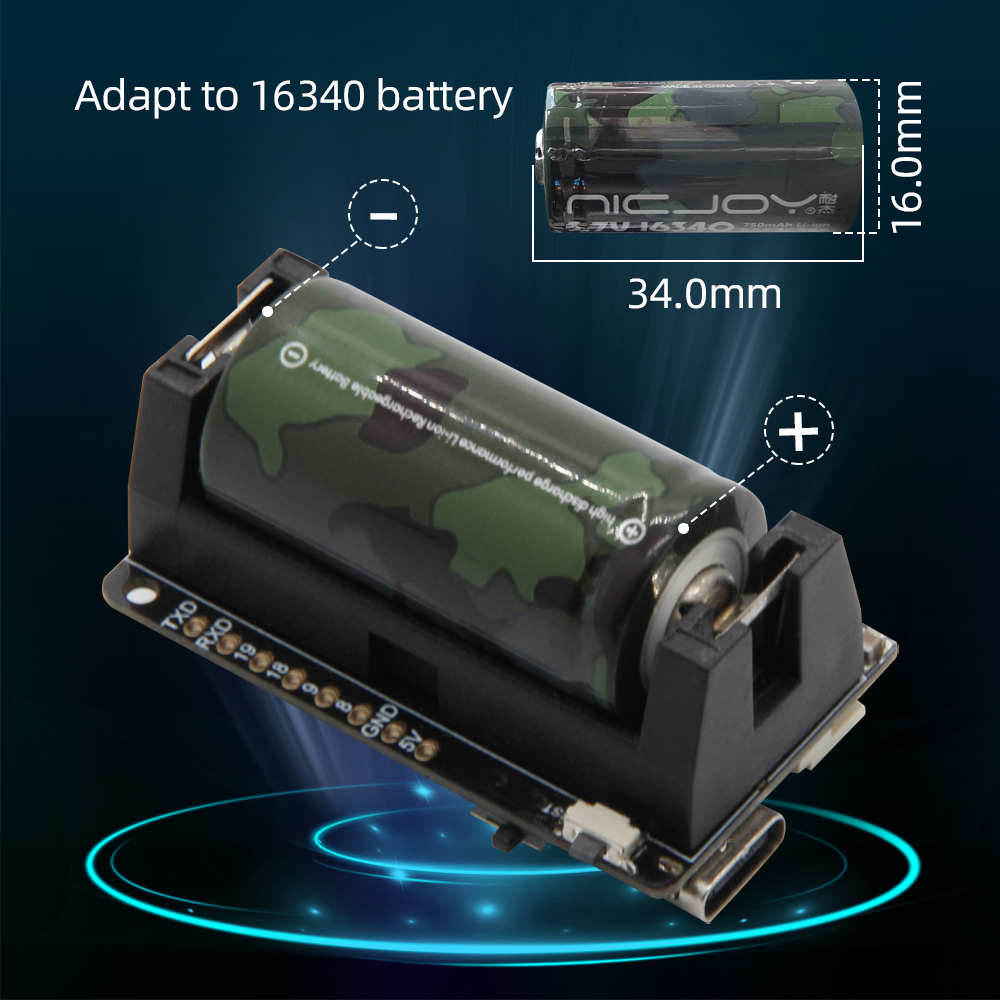 LILYGO® TTGO T-OI PLUS RISC-V  - Esp32 Battery Holder Lipo recension och pris