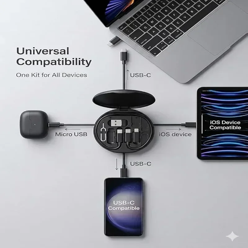 60W Fast Charging Cable Kit, B - Usb C Cable recension och pris