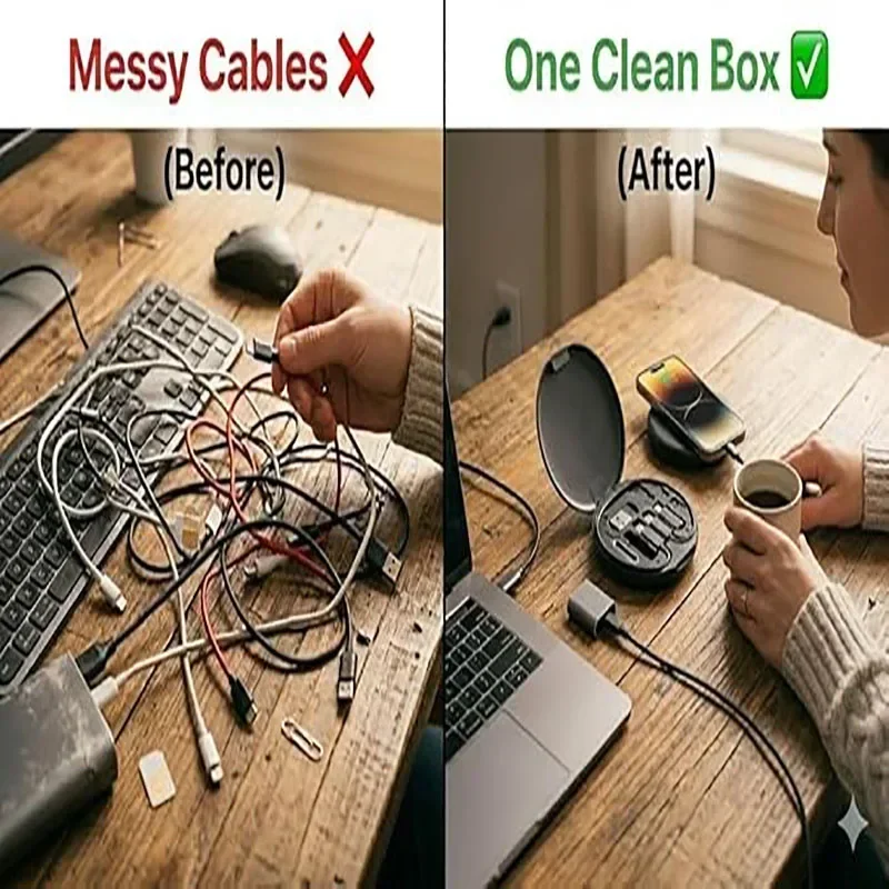 60W Fast Charging Cable Kit, B - Usb C Cable recension och pris