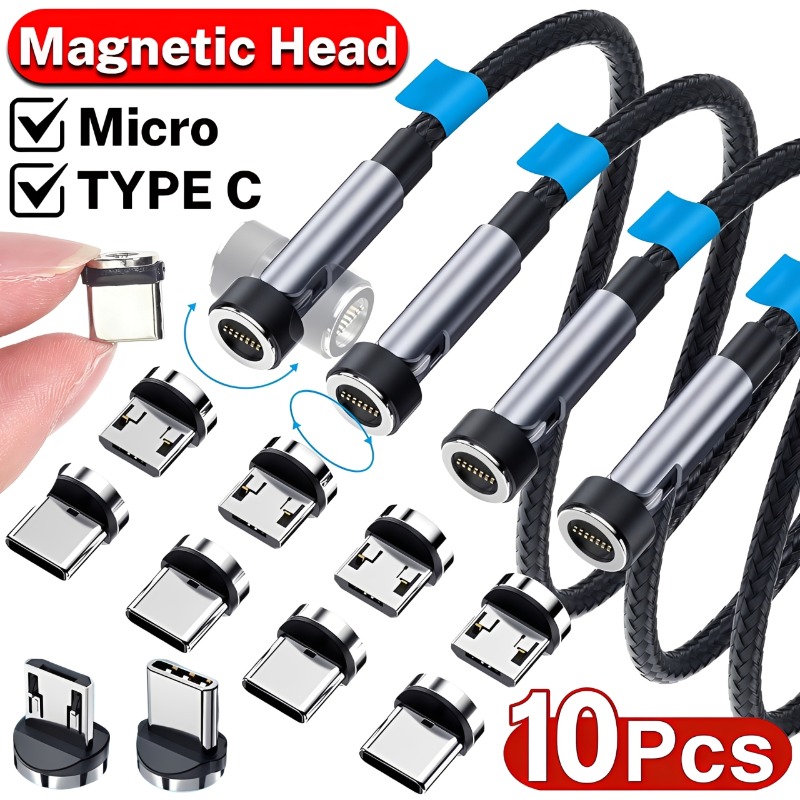 10/1PCS Magnetic Micro USB/Typ - Micro Usb Cable recension och pris