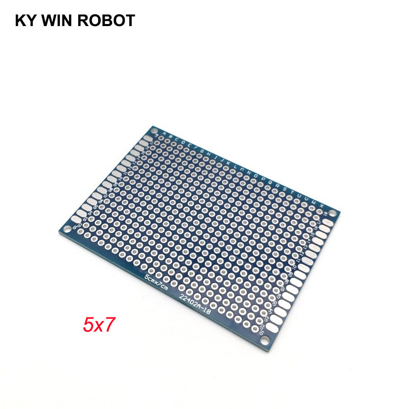 5pcs 5x7cm 50x70 mm Blue Doubl - Pcb Prototyping Board recension och pris