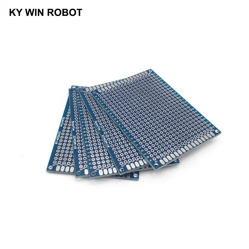 5pcs 5x7cm 50x70 mm Blue Doubl - Pcb Prototyping Board recension och pris