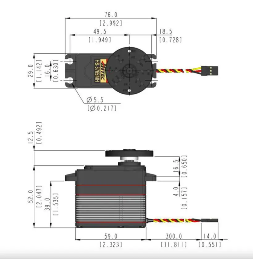 HS-5765MH High Voltage Program - Antenna 2.4Ghz recension och pris