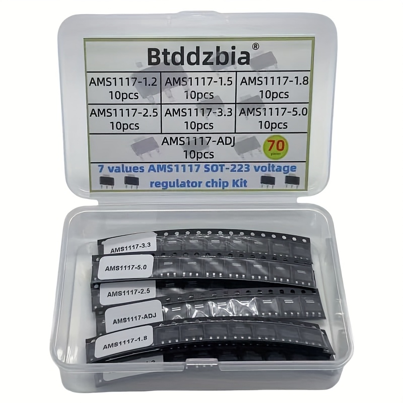 70pcs kit Voltage Regulator Ki - Ams1117 Module recension och pris