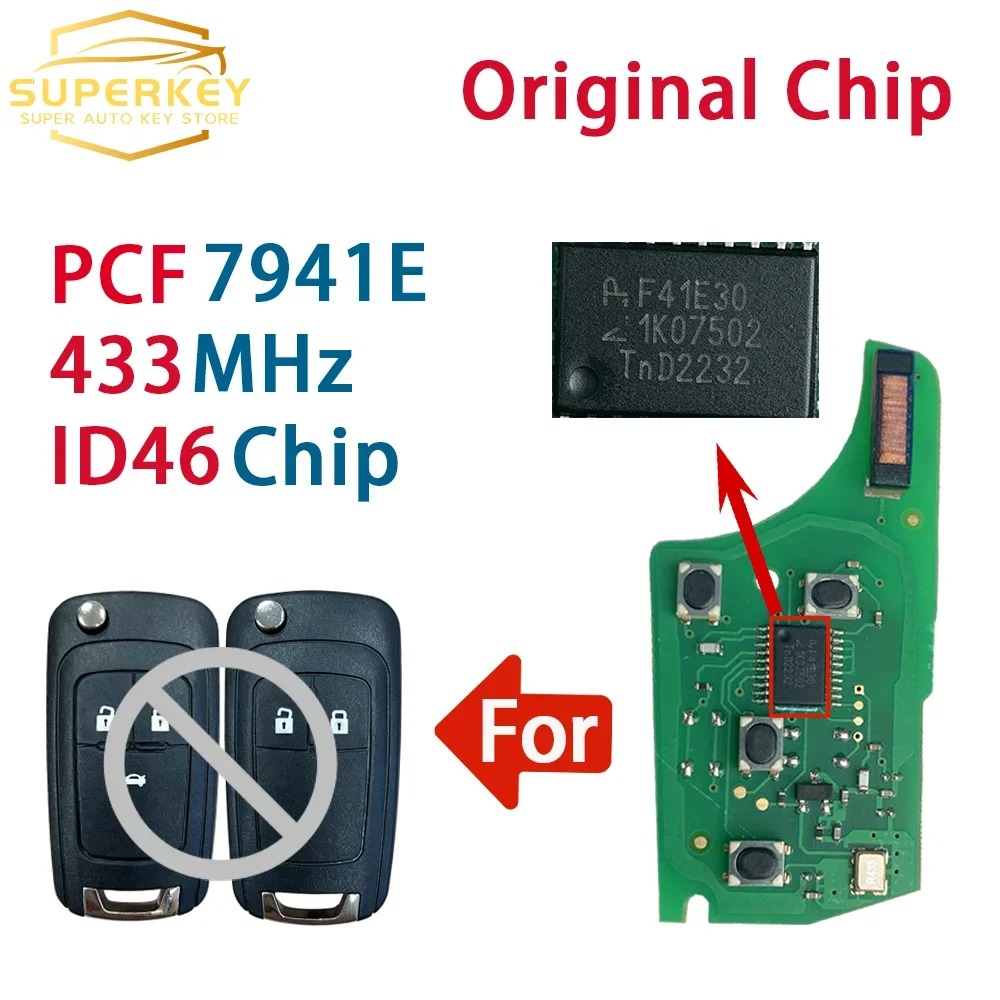 SUPERKEY PCF7941E 433MHz Car K - Proto Board recension och pris