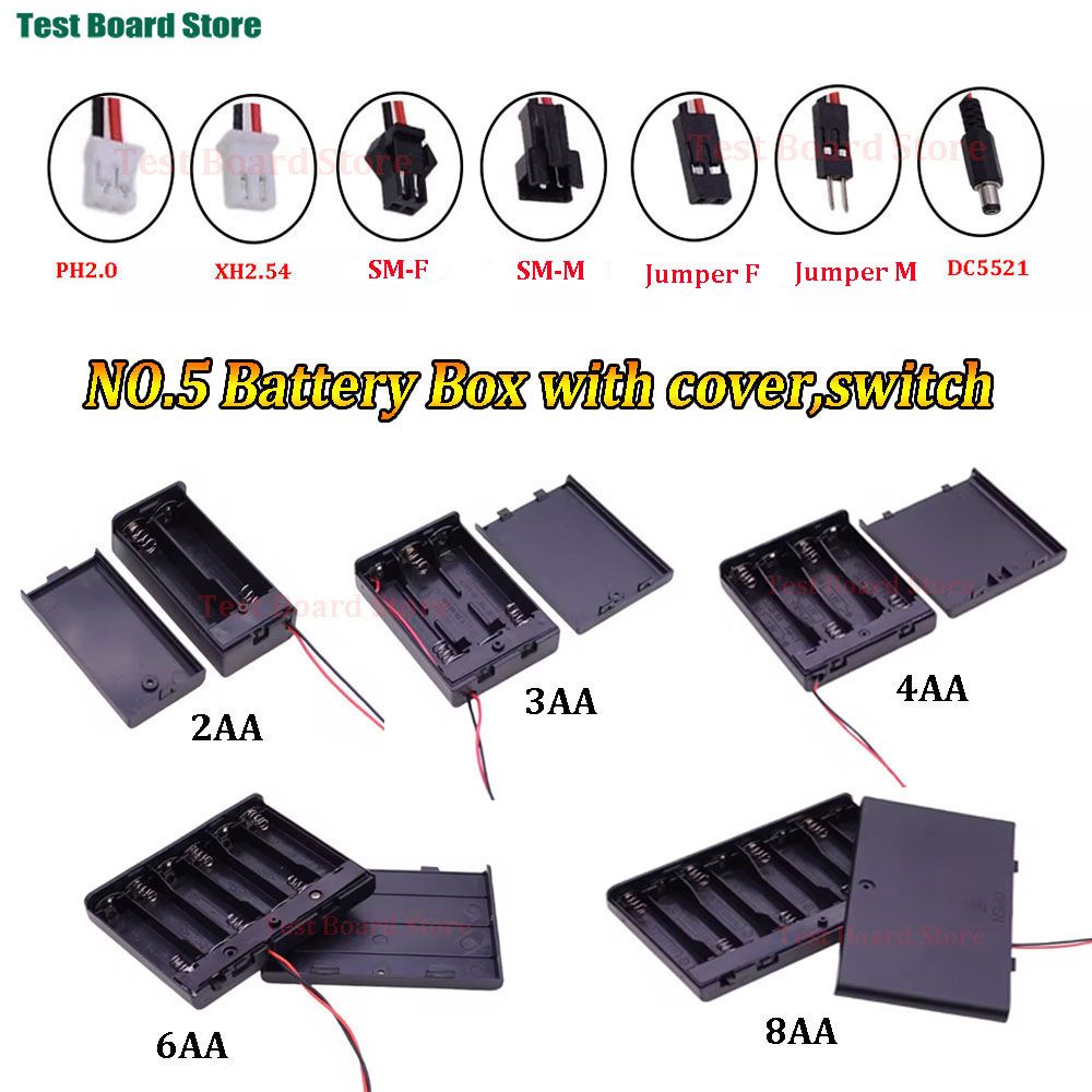 1pcs AA Battery Holder/Box In  - Jumper Wire Kit recension och pris