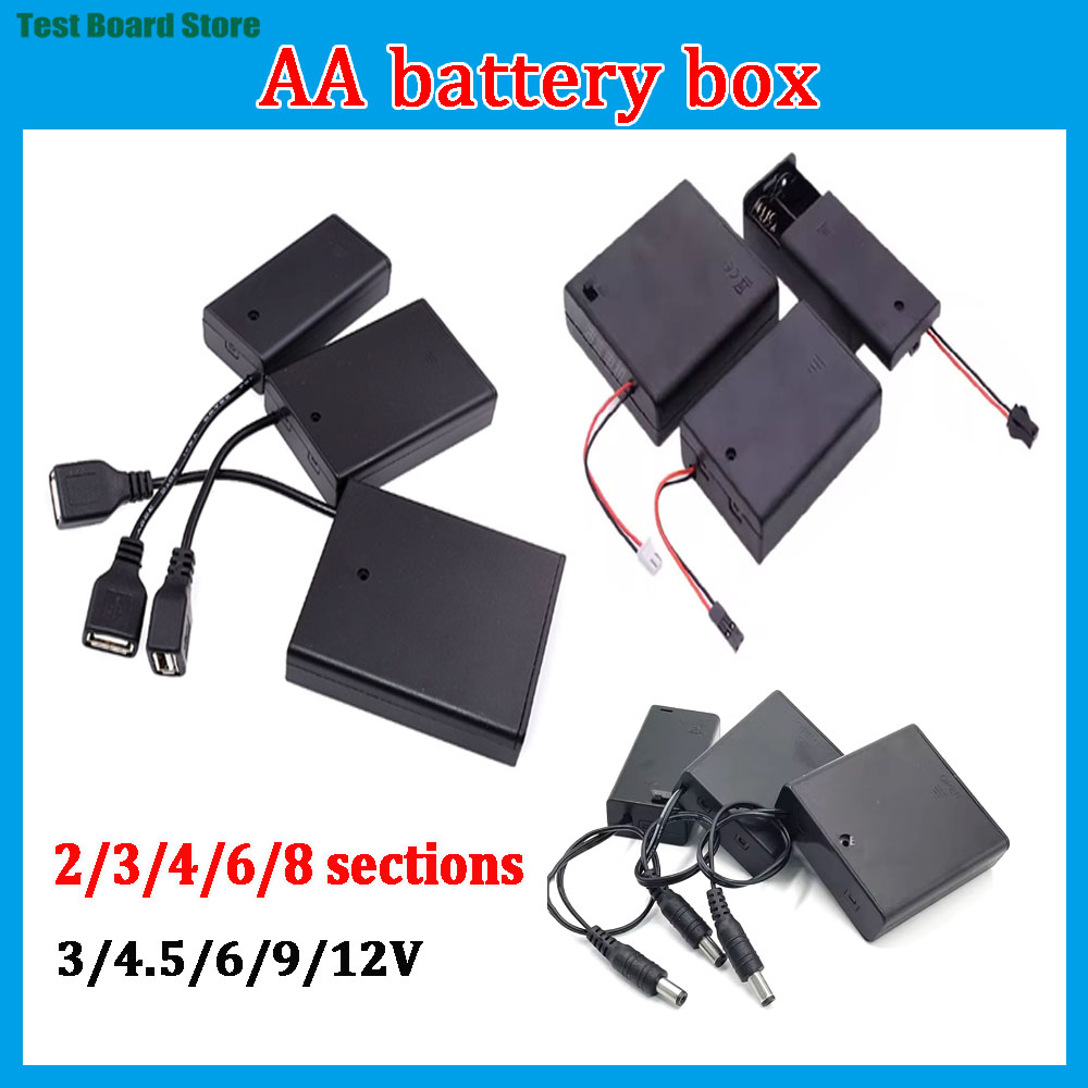 1pcs AA Battery Holder/Box In  - Jumper Wire Kit recension och pris