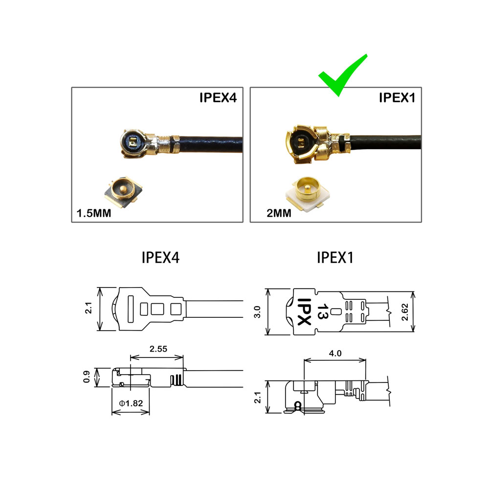 for IPEX U.FL to SMA Female Ca - Ipex Connector recension och pris