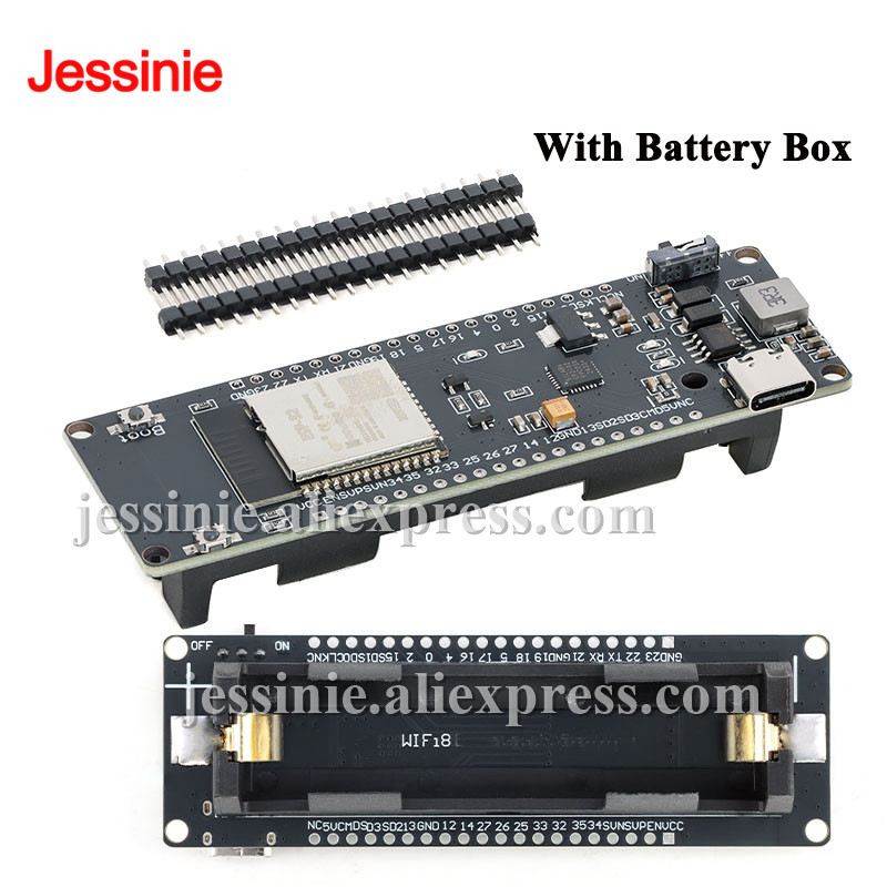 ESP32 Development Board with W - Esp32 Battery Holder Lipo recension och pris