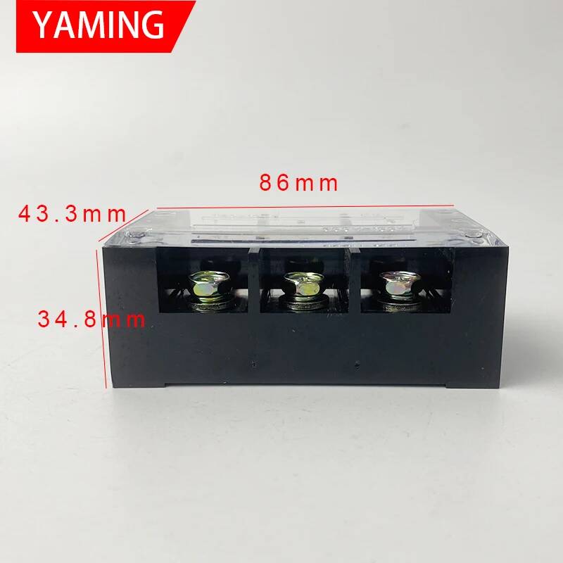 2pcs TBC-1003 100A 3P 600V 6 S - Screw Terminal Block recension och pris