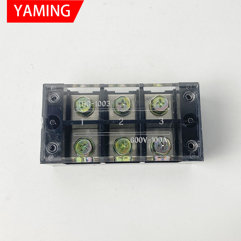 2pcs TBC-1003 100A 3P 600V 6 S - Screw Terminal Block recension och pris