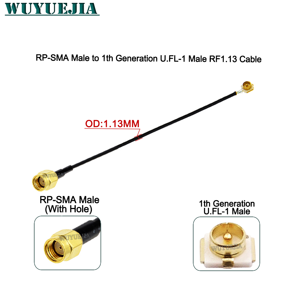 2Pcs SMA to U.F.L1 Line RP-SMA - Ipex Connector recension och pris