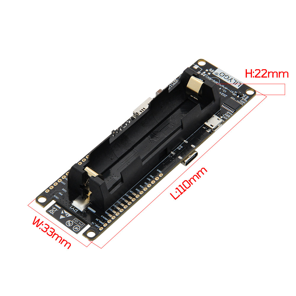 LILYGO T-A7670E ESP32 Developm - Esp32 Battery Holder Lipo recension och pris