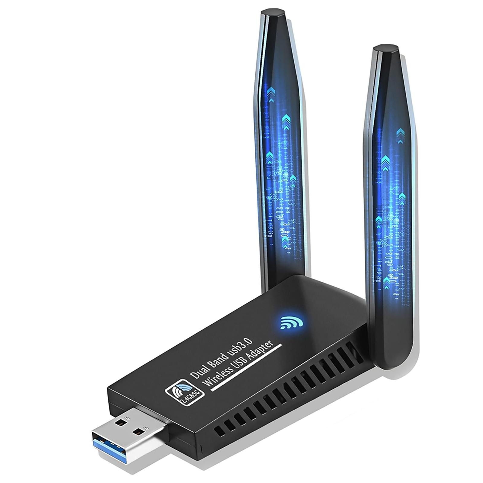 1300Mbps USB WiFi Adapter Dual - Antenna 2.4Ghz recension och pris
