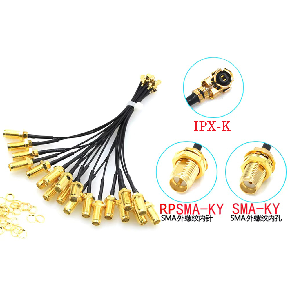 5Pcs RP-SMA Female to U.FL IPX - Ipex Connector recension och pris
