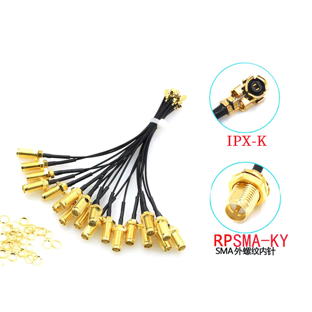 5Pcs RP-SMA Female to U.FL IPX - Ipex Connector recension och pris