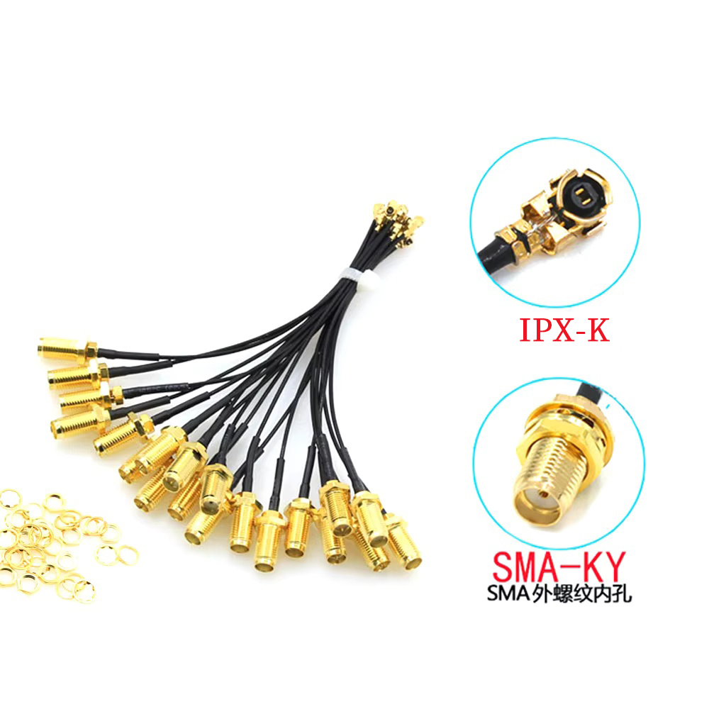5Pcs RP-SMA Female to U.FL IPX - Ipex Connector recension och pris