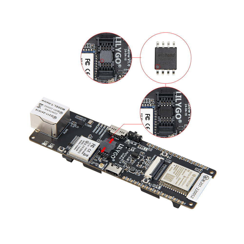 LILYGO T-Halow ESP32-S3 Develo - Esp32 Battery Holder Lipo recension och pris