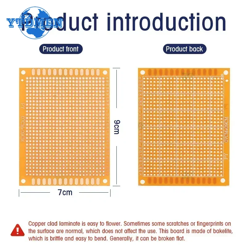 1-20pcs 5x7cm PCB Universal Bo - Perfboard recension och pris