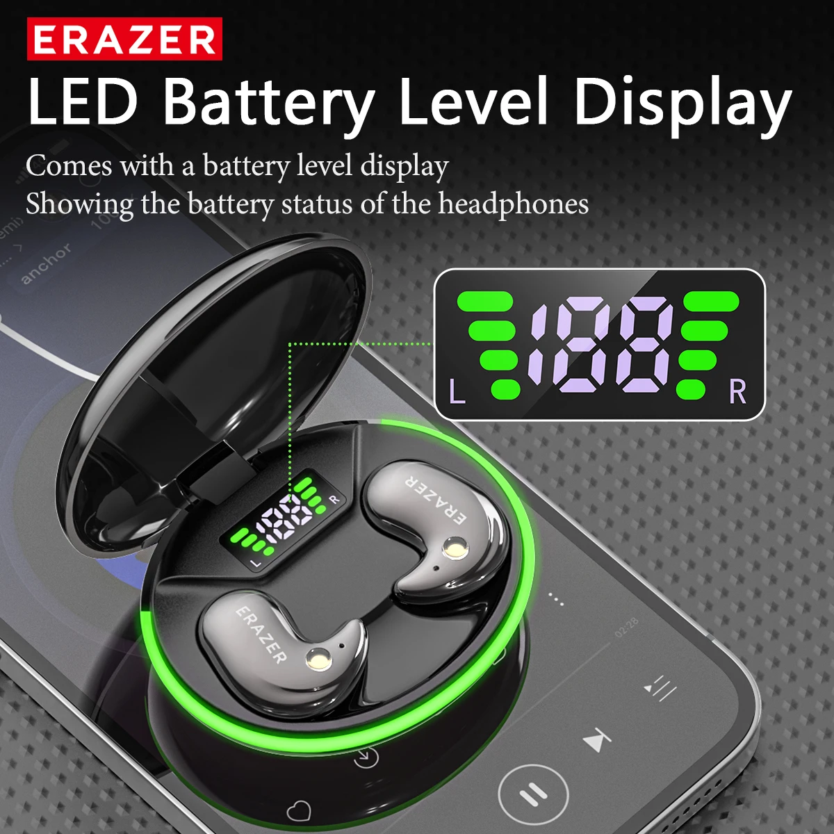 EARZER XF58 In-Ear Bluetooth H - Usb C Cable recension och pris
