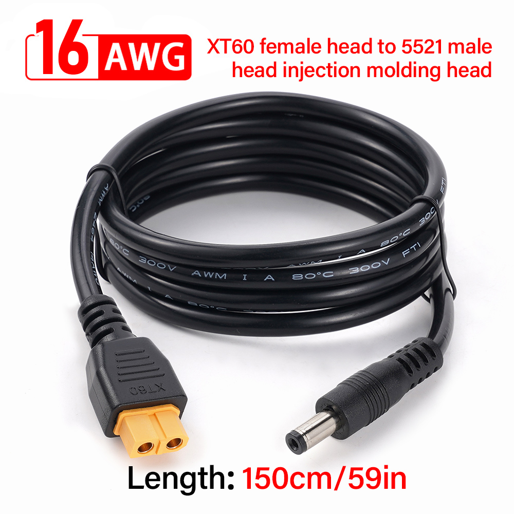 XT60 Female Connector To DC552 - Ipex Connector recension och pris