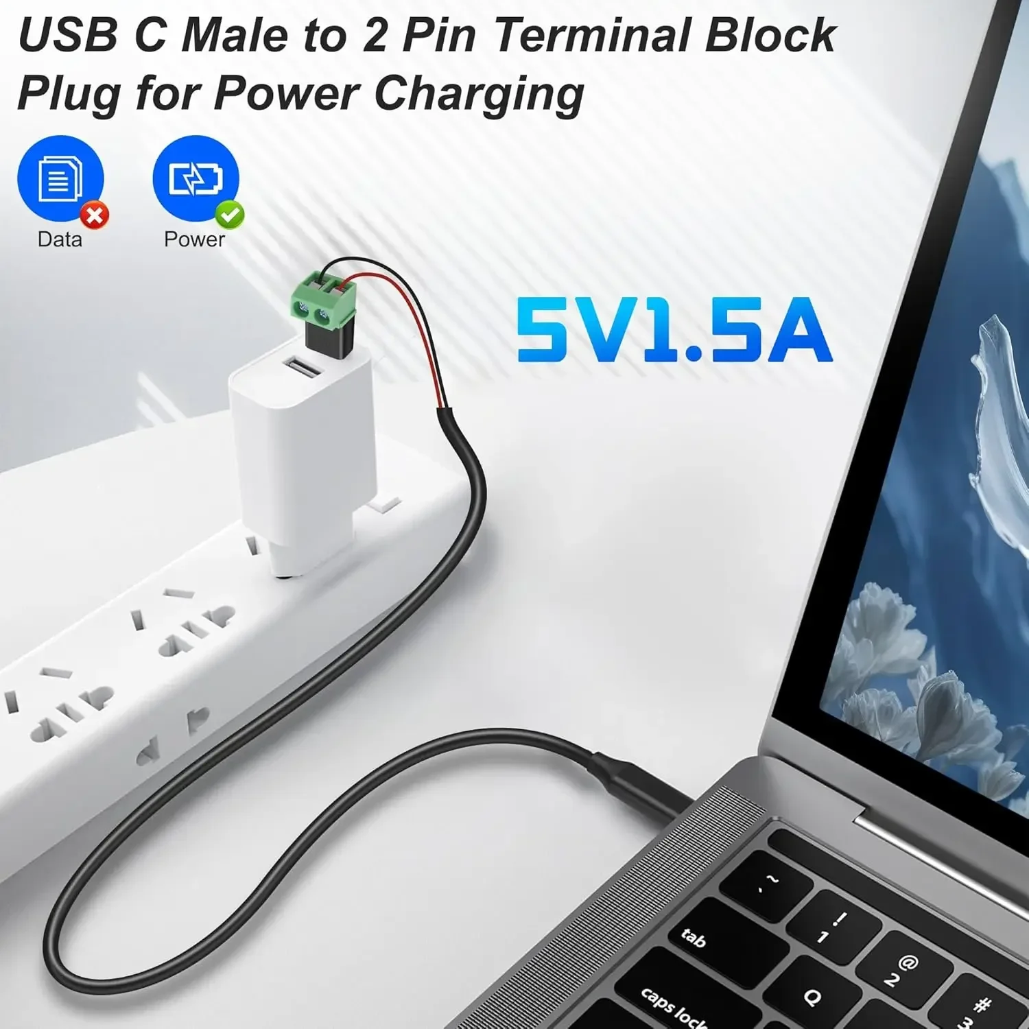 1-4Pcs Solderless Plug USB C t - Screw Terminal Block recension och pris