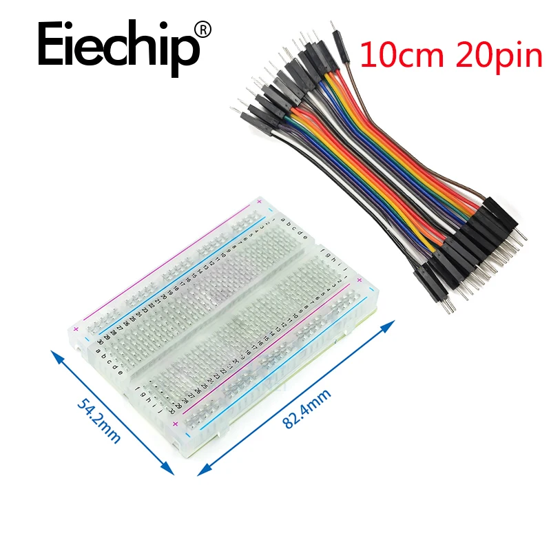 400 Points Solderless PCB Brea - Breadboard 400 Point recension och pris