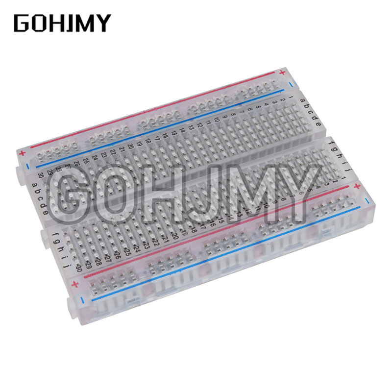 10pcs Transparent mini bread b - Breadboard 400 Point recension och pris