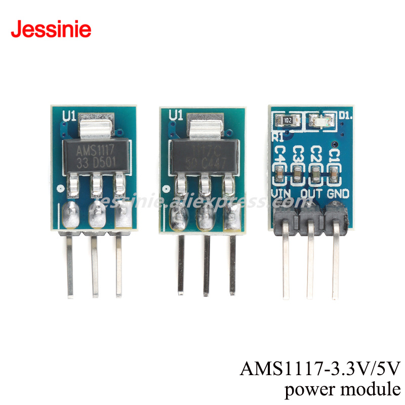 10Pcs/1pc AMS1117 3.3V 5V Powe - Ams1117 Module recension och pris