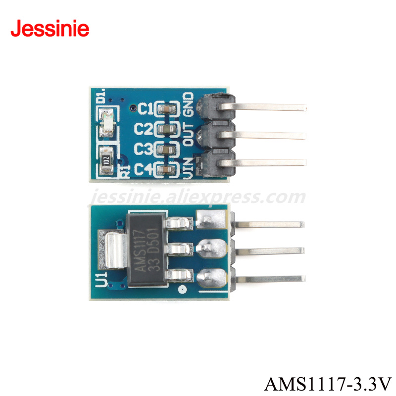 10Pcs/1pc AMS1117 3.3V 5V Powe - Ams1117 Module recension och pris