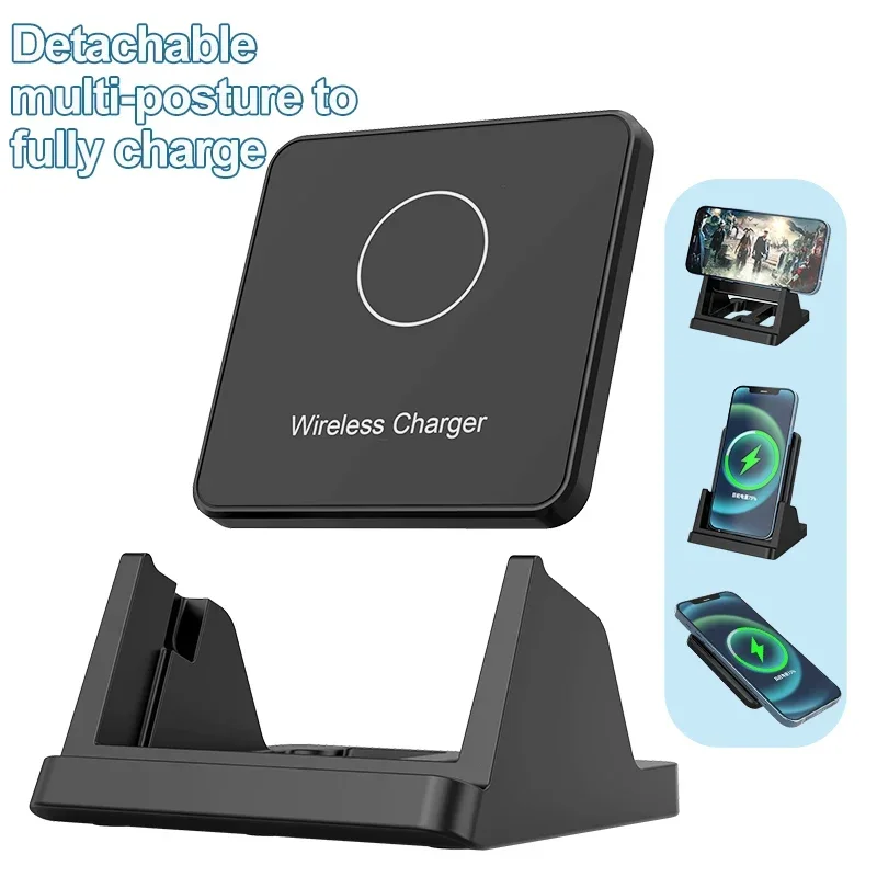 30W Wireless Charger Pad Stand - Micro Usb Cable recension och pris