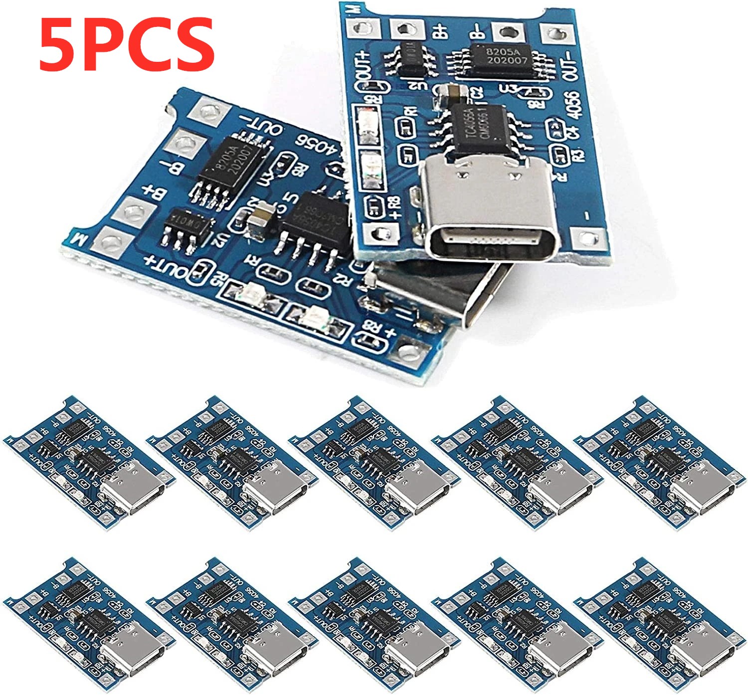 2/5PC Type-C Micro Mini 5V1A 1 - Tp4056 Module recension och pris