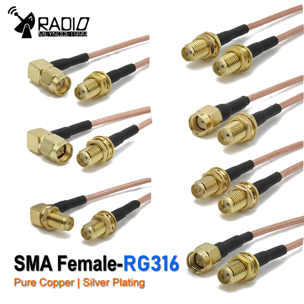 RG316 SMA to SMA/RP SMA Male P - Jumper Wire Kit recension och pris