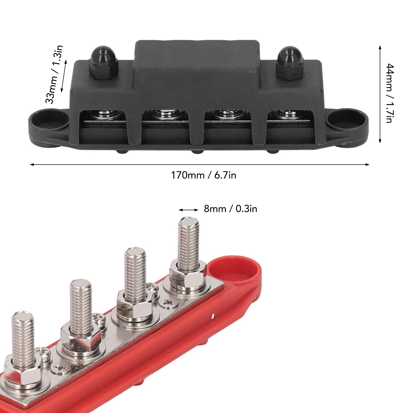 Power Distribution Block M8 Sc - Screw Terminal Block recension och pris