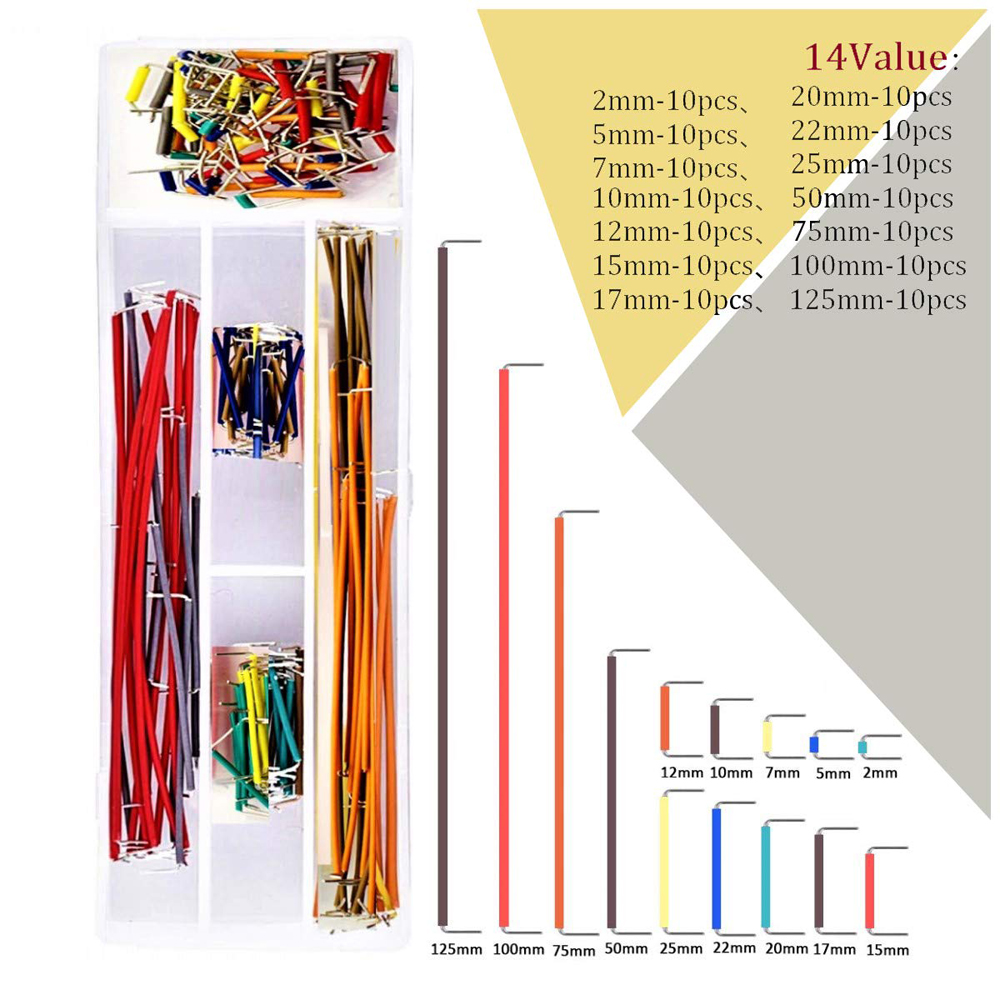 Breadboard Jumper Wire Kit wit - Breadboard 400 Point recension och pris